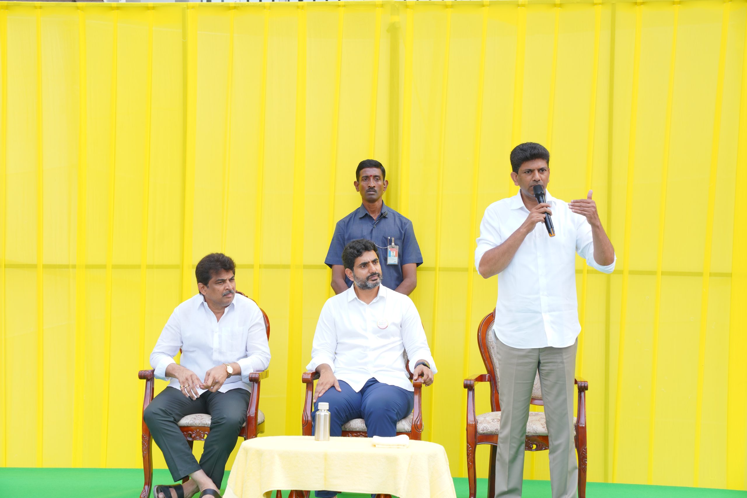 Meet with Nara Lokesh in Mid Valley City.