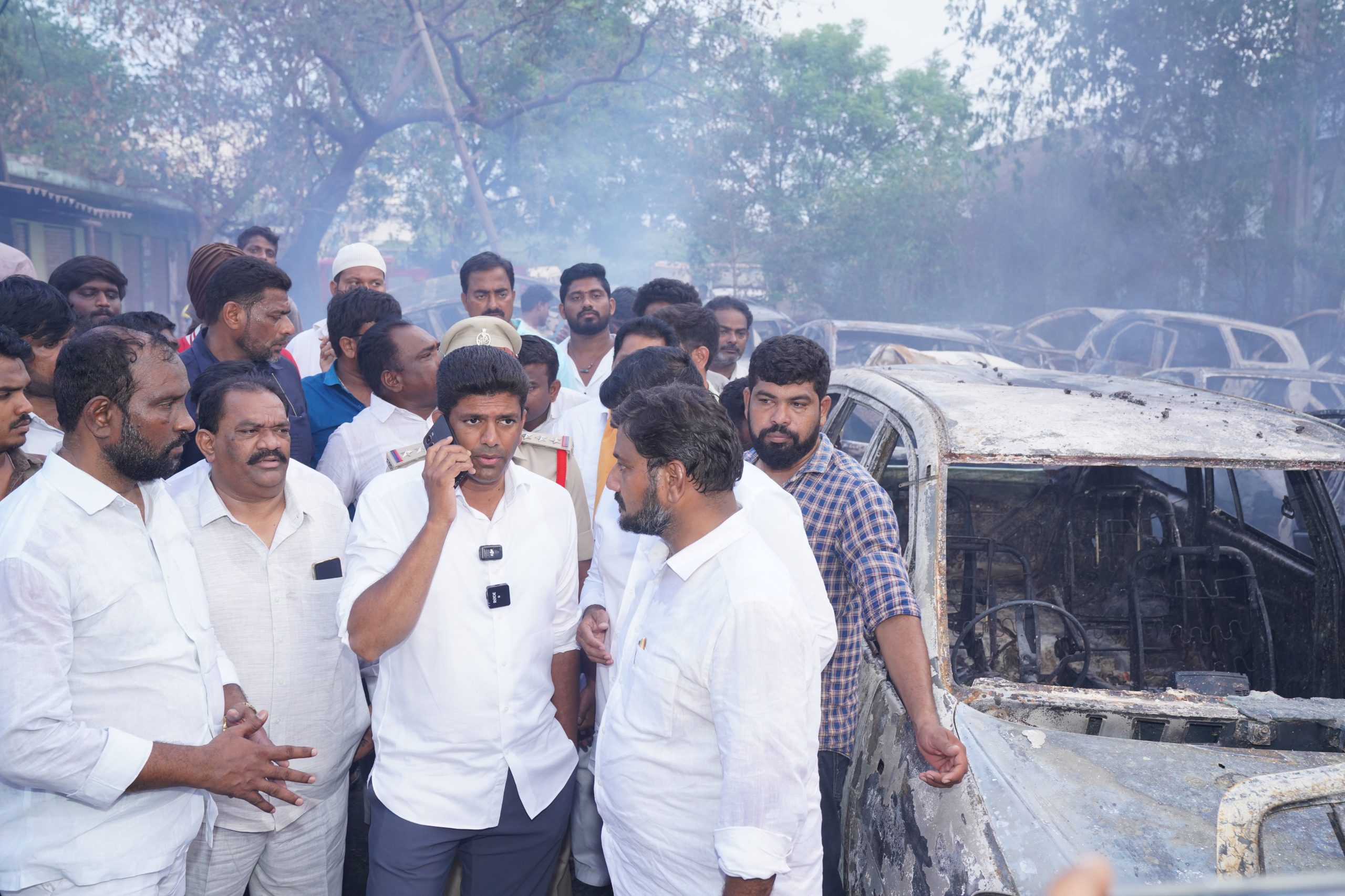 Fire Accident At Auto Nagar